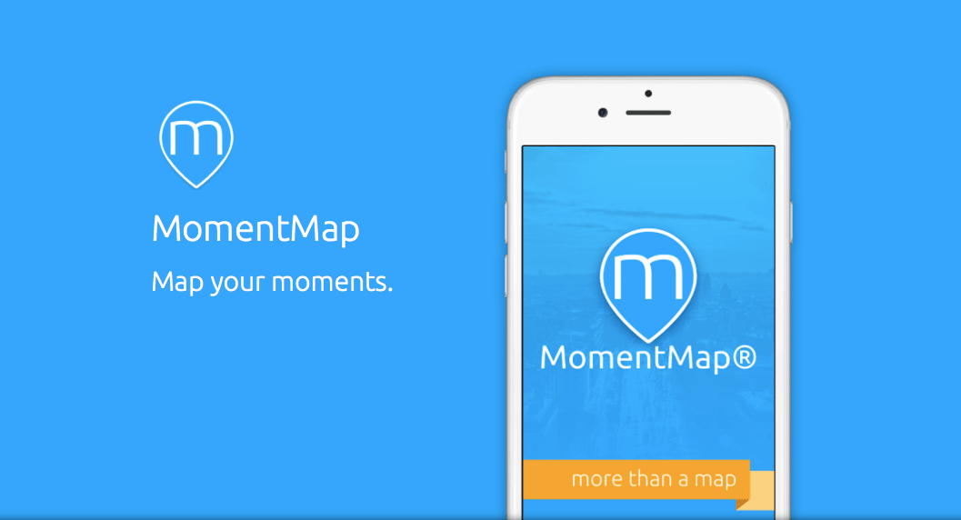 Screenshot of the iOS app MomentMap